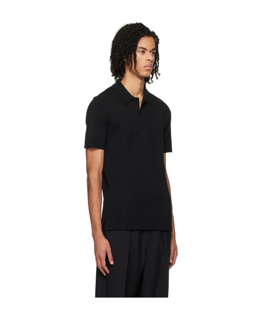 Lapel Short-Sleeved Polo Shirt