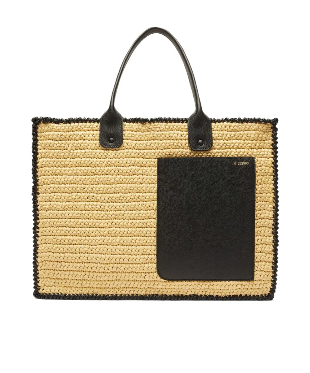 Soft Tote Raffia Crochet Large Bag