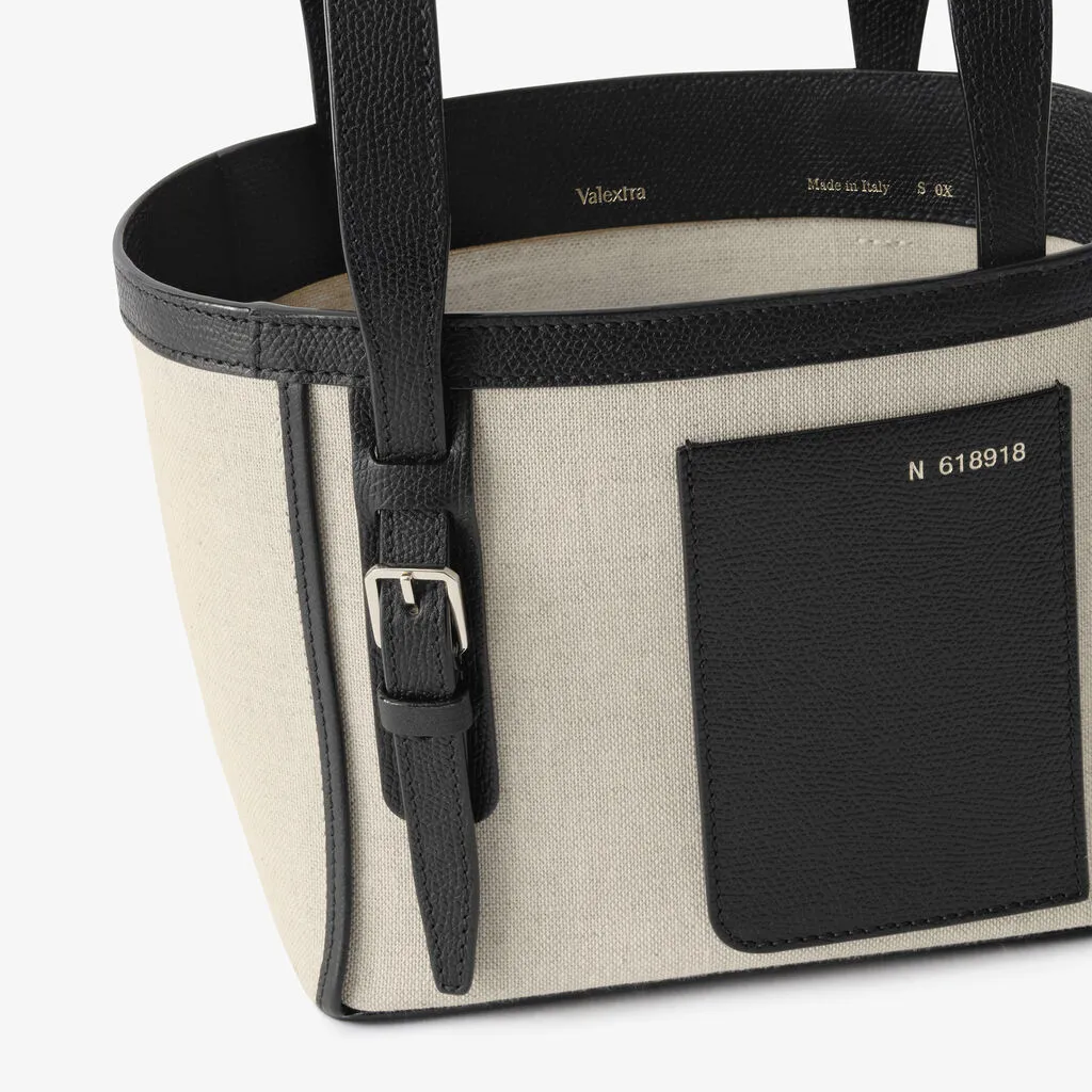 Soft Canvas Bucket Micro Bag