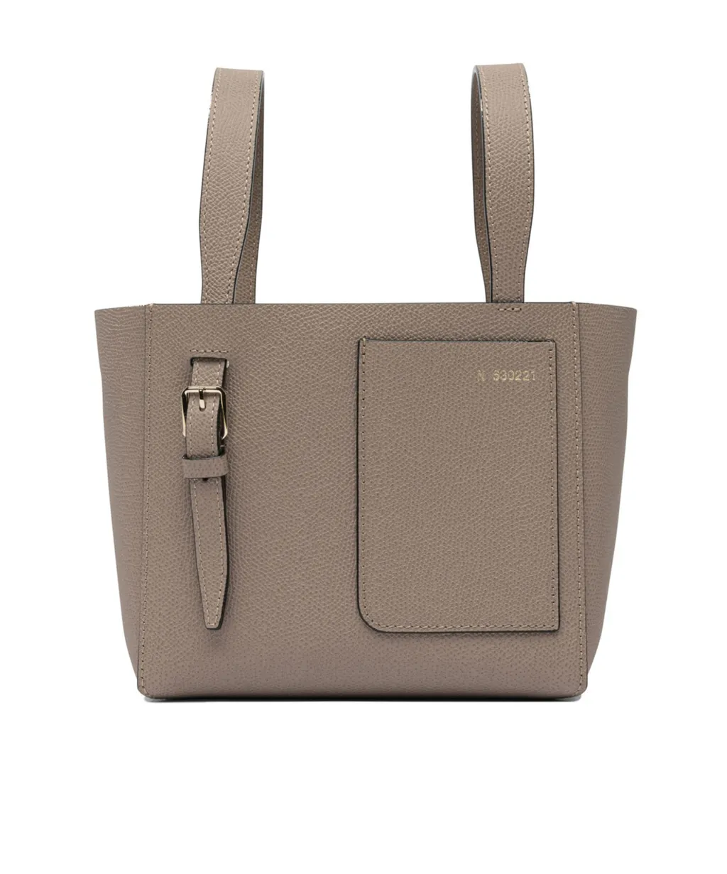 Mini Leather Bucket Bag