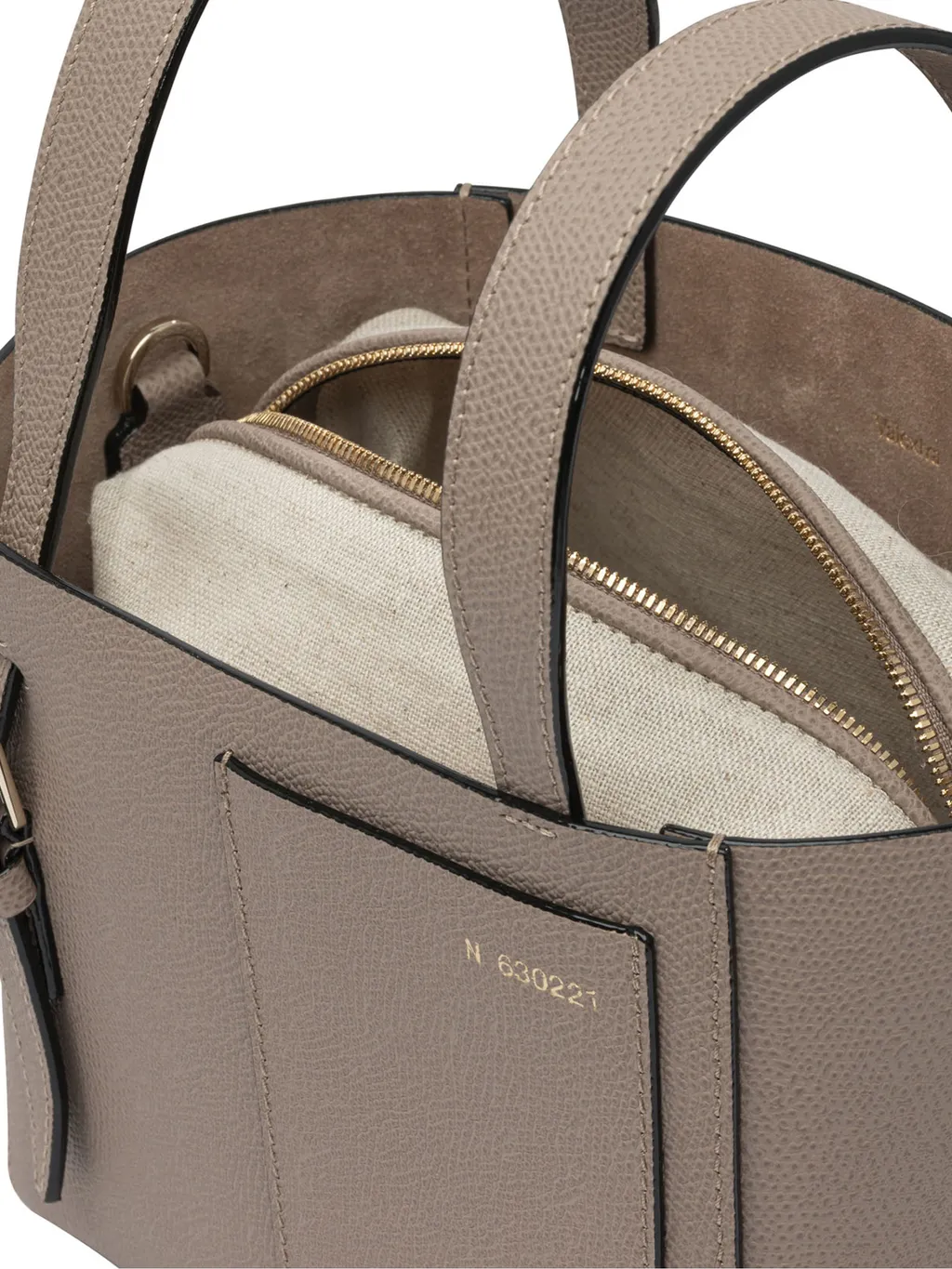 Mini Leather Bucket Bag