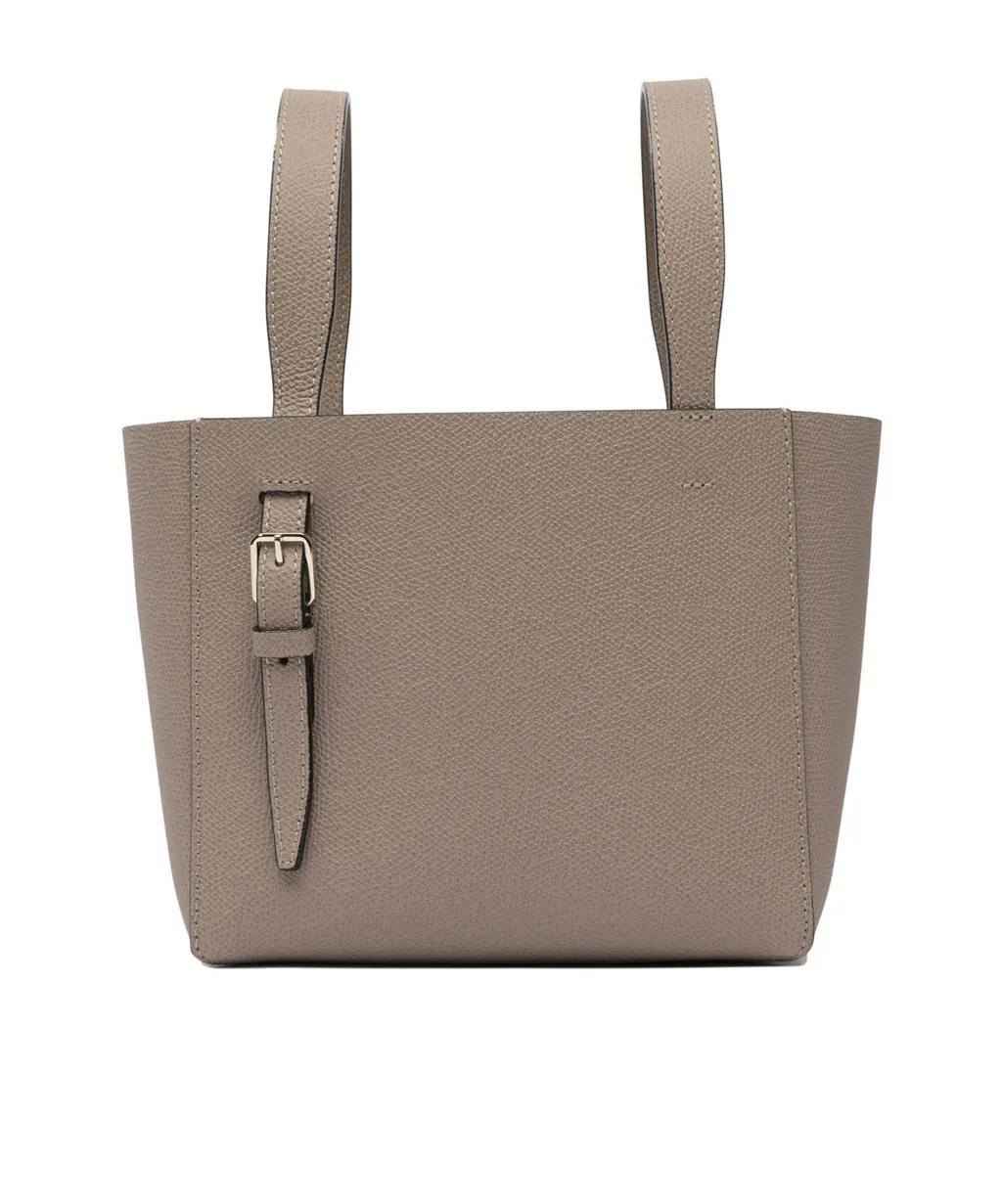 Mini Leather Bucket Bag