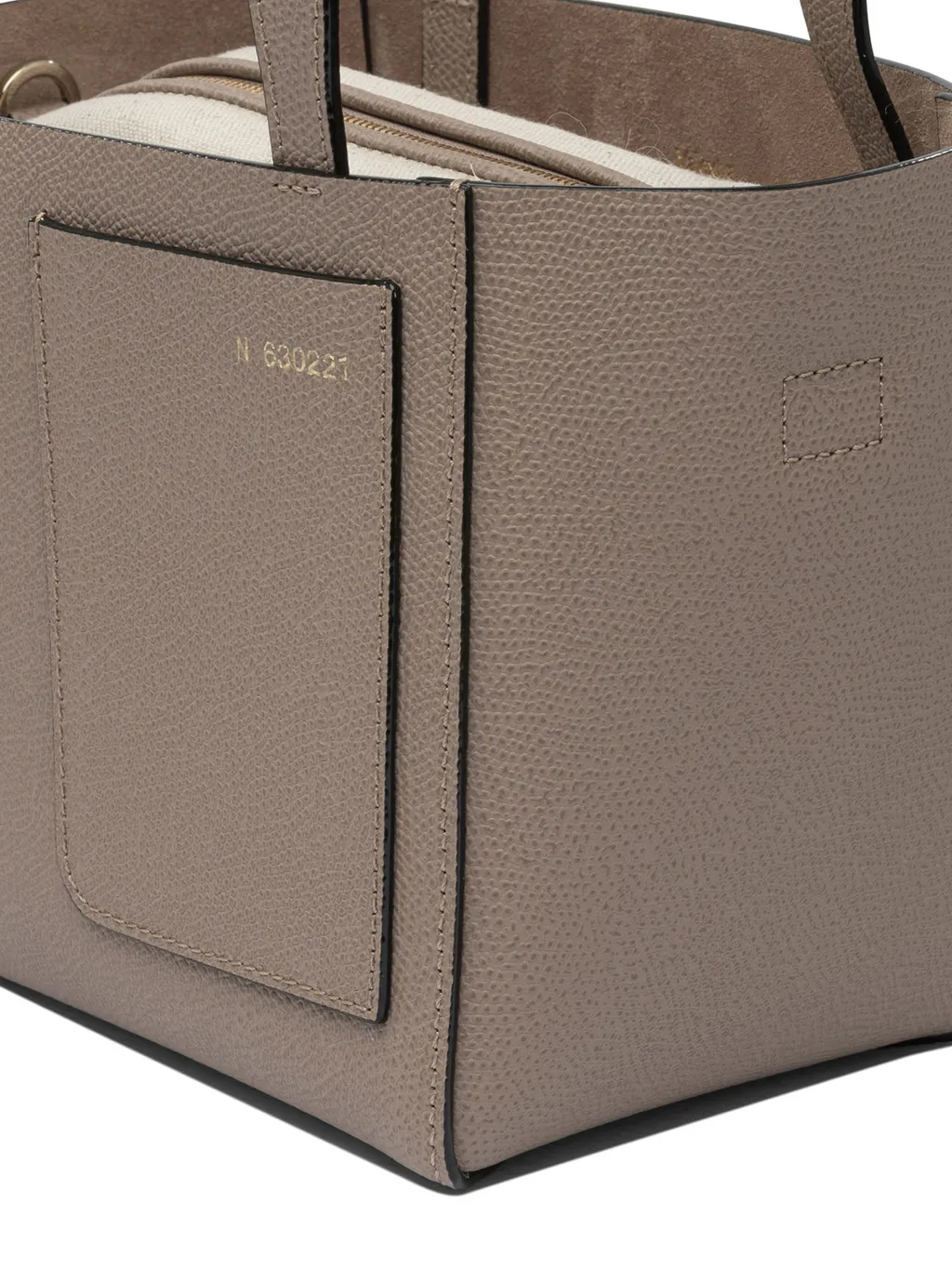 Mini Leather Bucket Bag