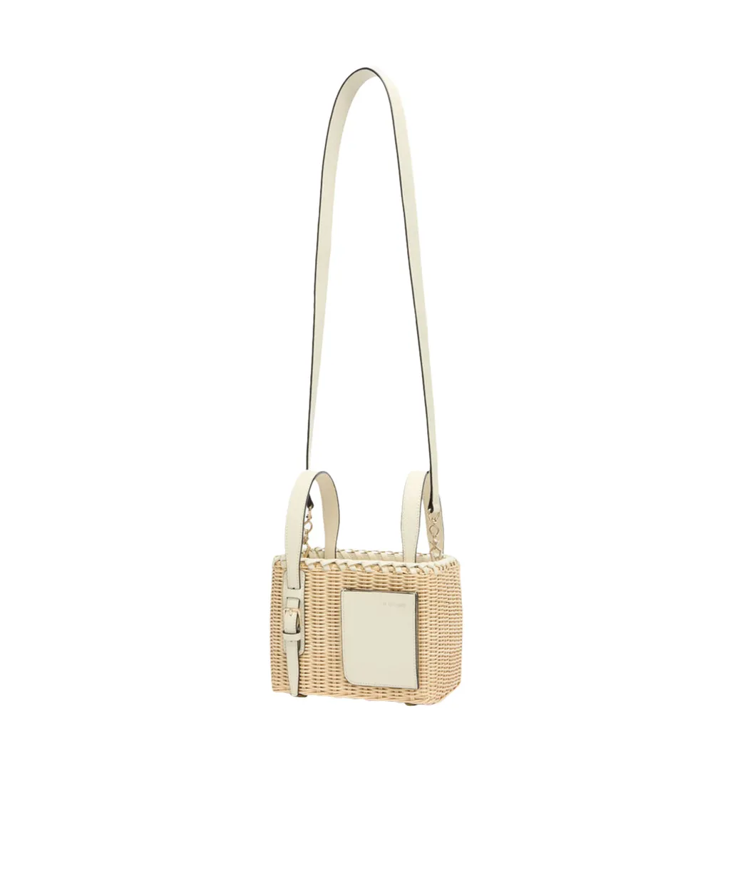 Soft Wicker Bucket Micro Bag