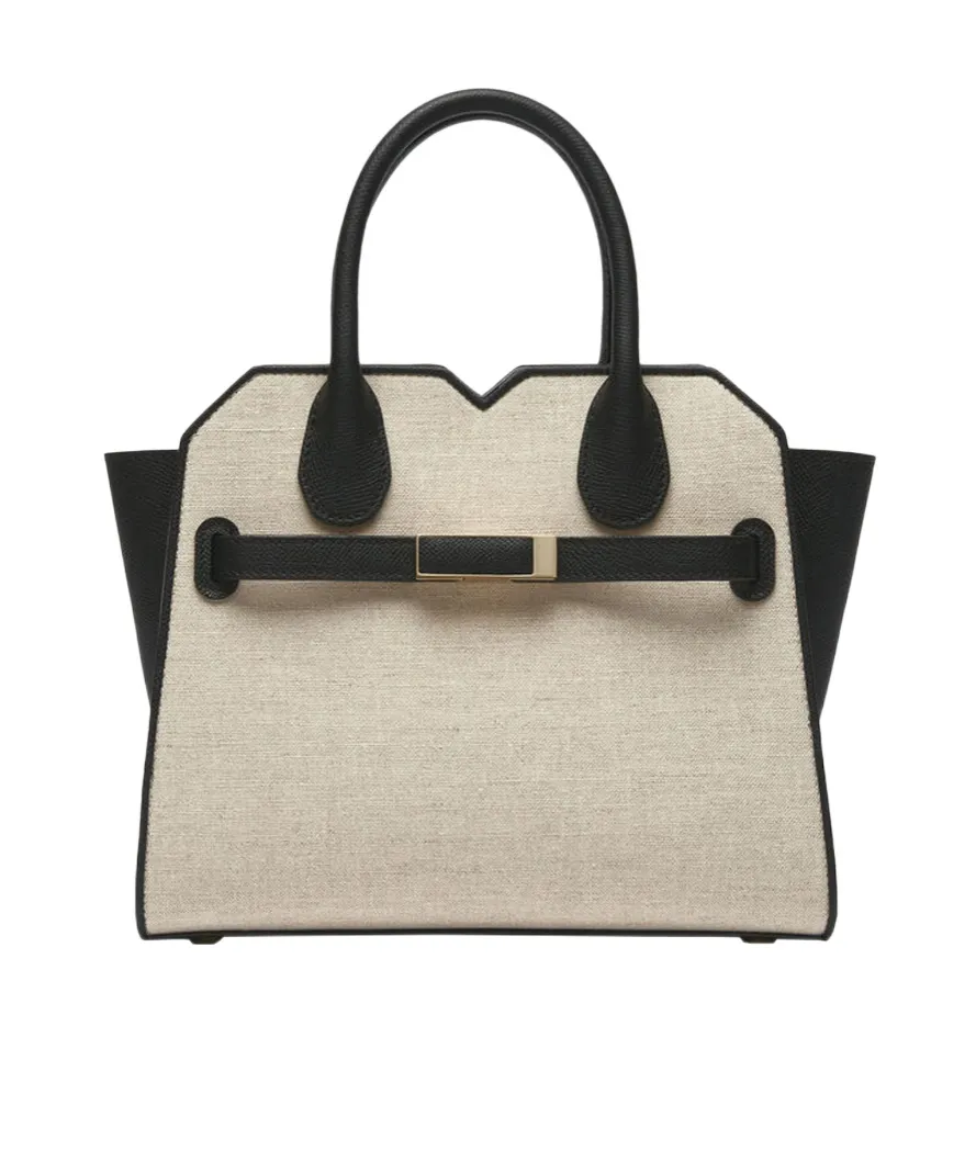 Milano Canvas Two Handles Mini Bag