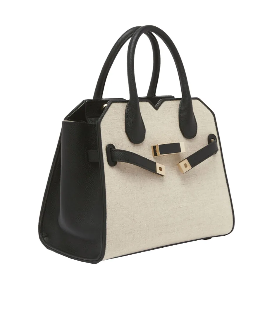 Milano Canvas Two Handles Mini Bag