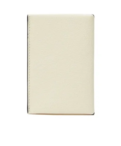 Buttoned Logo Stamped Card Holder