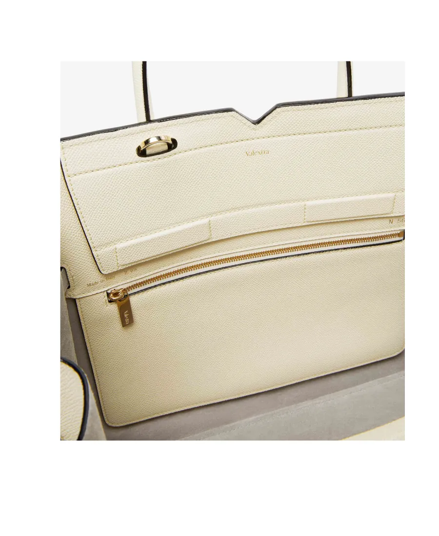 Medium Milano Leather Tote Bag