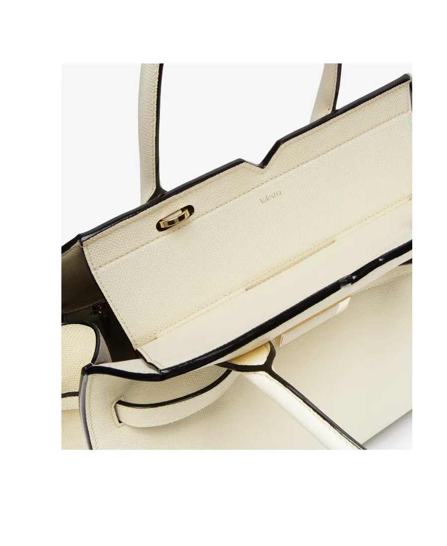 Medium Milano Leather Tote Bag