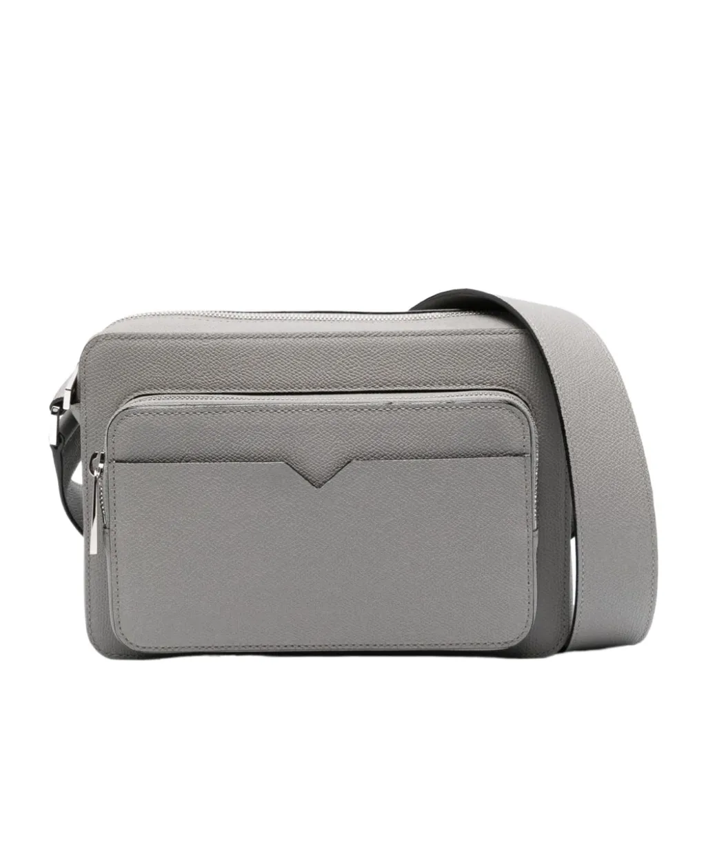 V-Line Reporter Zipped Messenger Bag