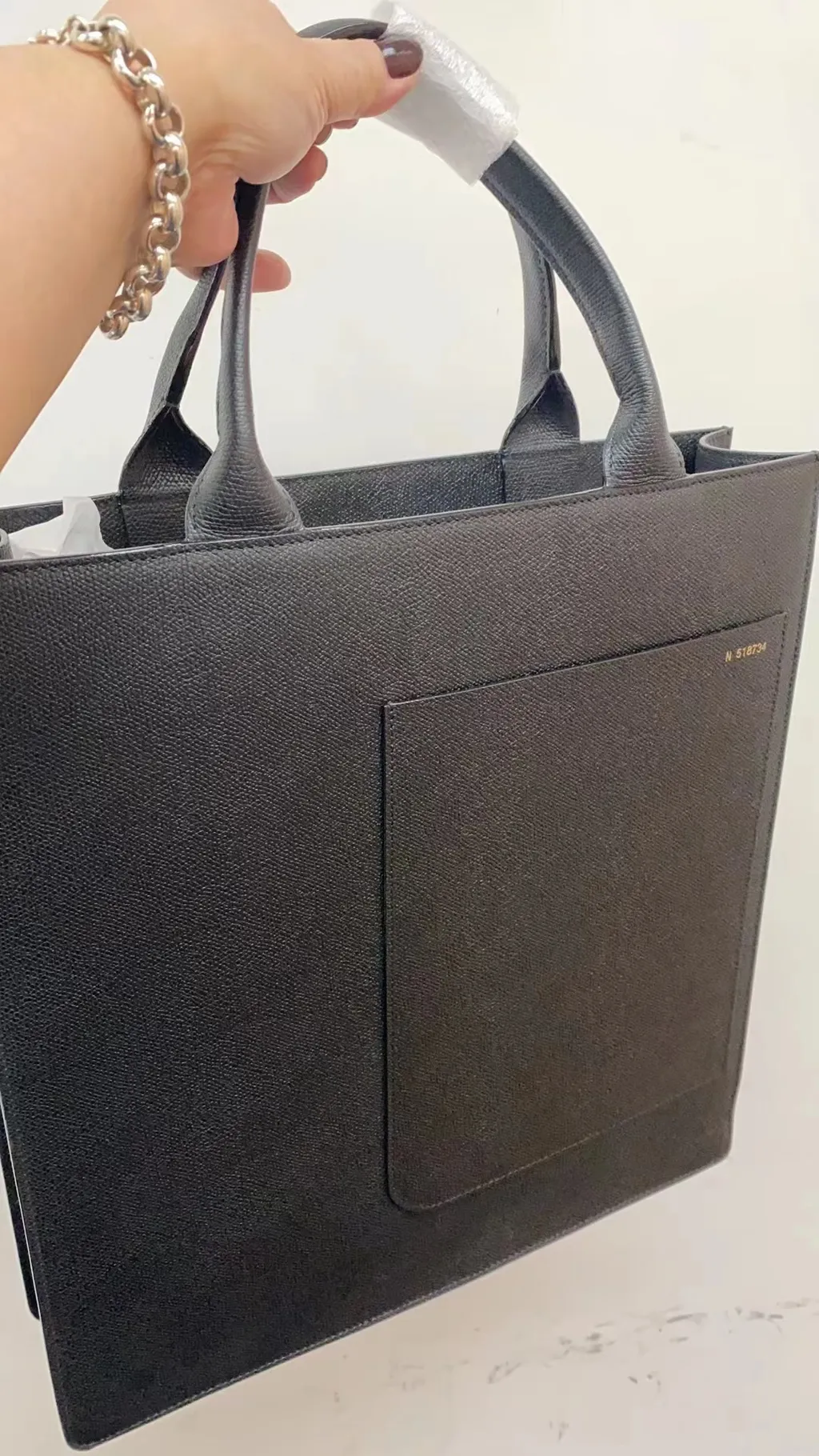 Boxy Medium Top Handle Bag