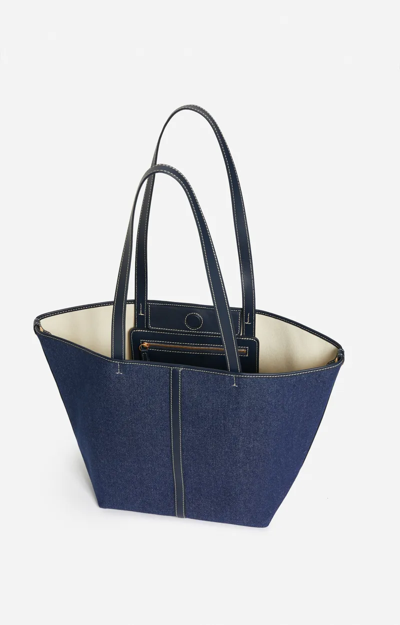 Small Denim Daily Tote