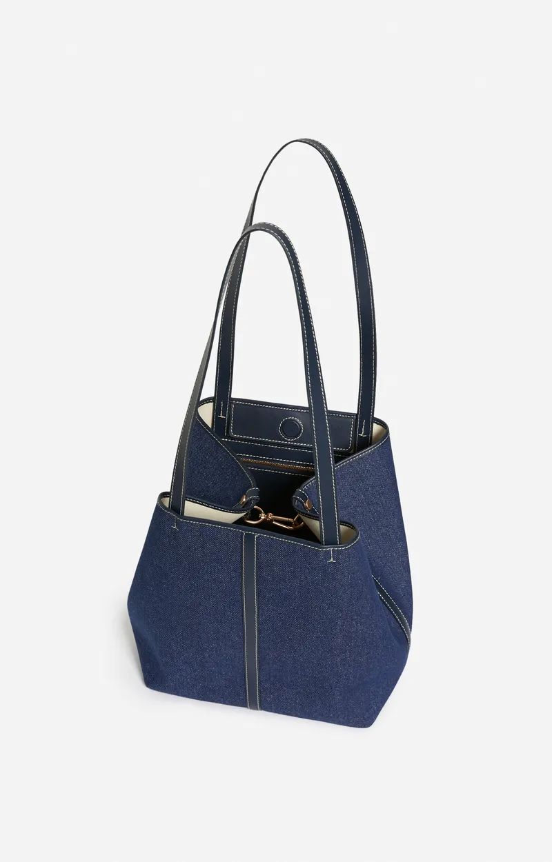 Small Denim Daily Tote