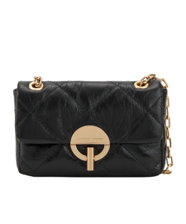 Moon Quilted Shoulder Bag