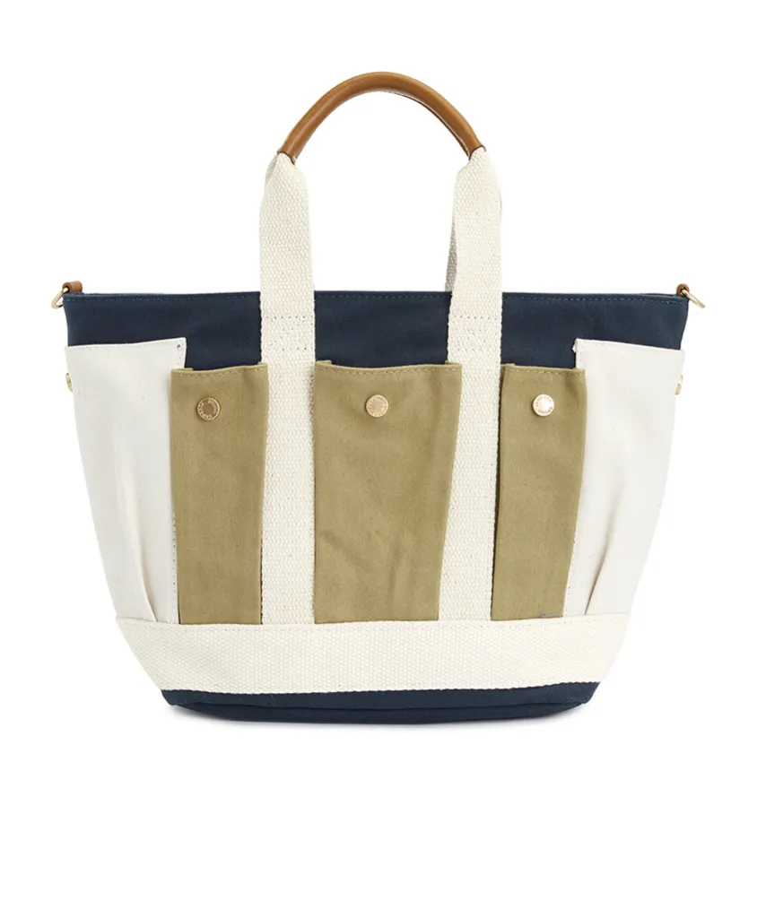 Logo Multi-Pocket Shoulder Bag