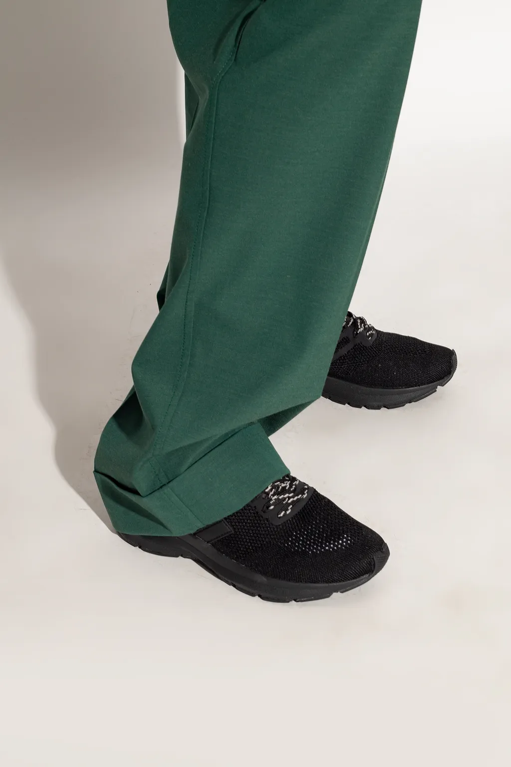 Marlin V-Knit Lace-Up Sneakers