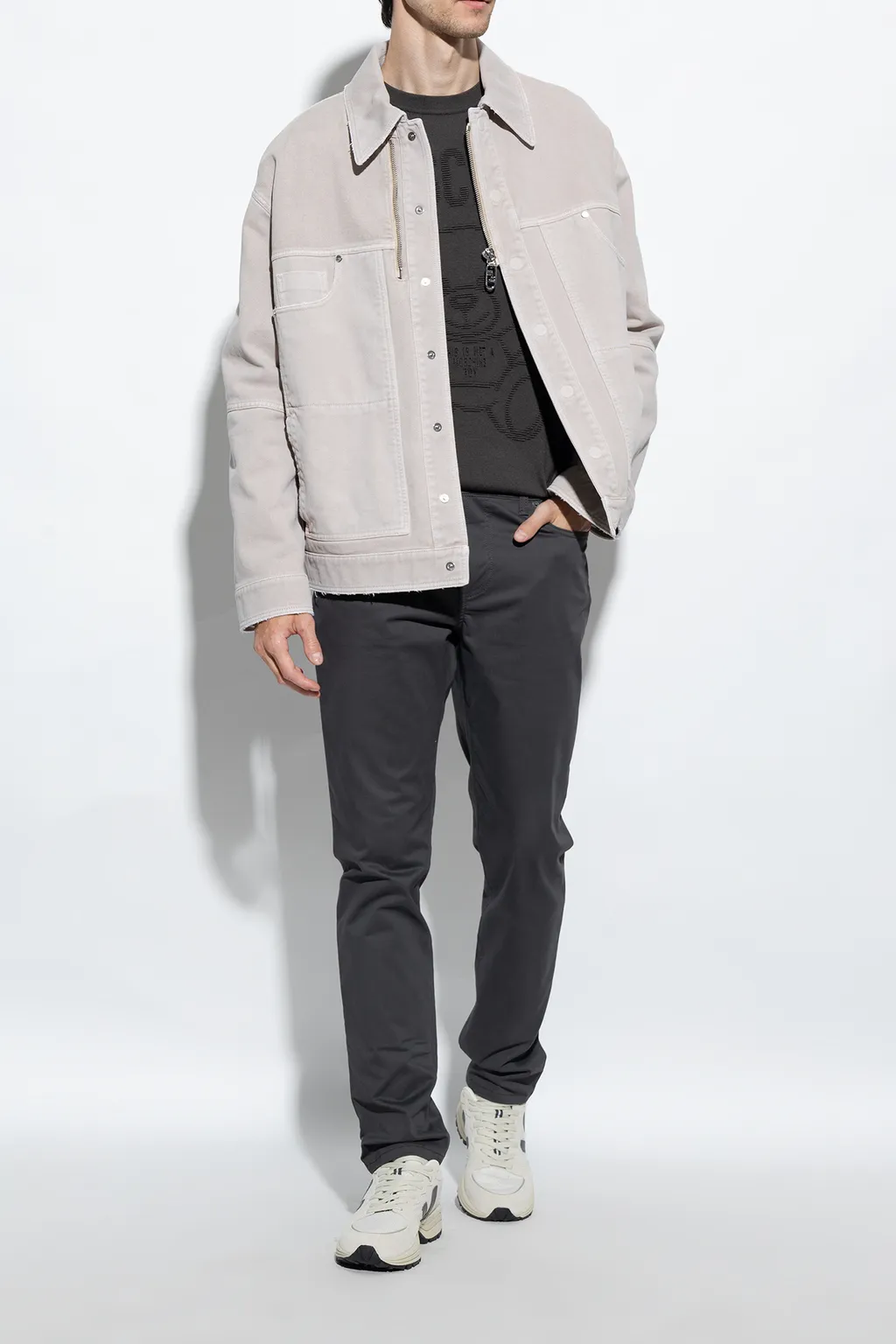 Venturi Alveomesh Leather Low-Top Sneakers