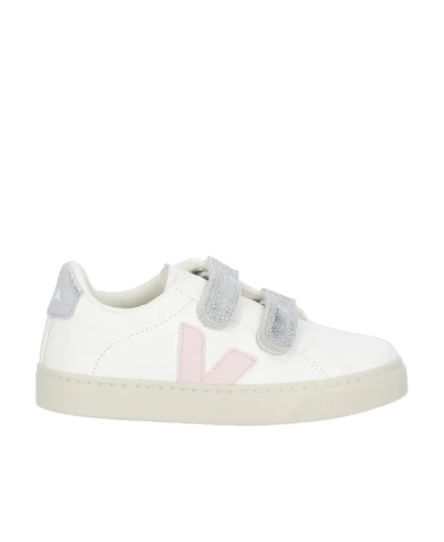 Kids' Touch-Strap Round Toe Sneakers