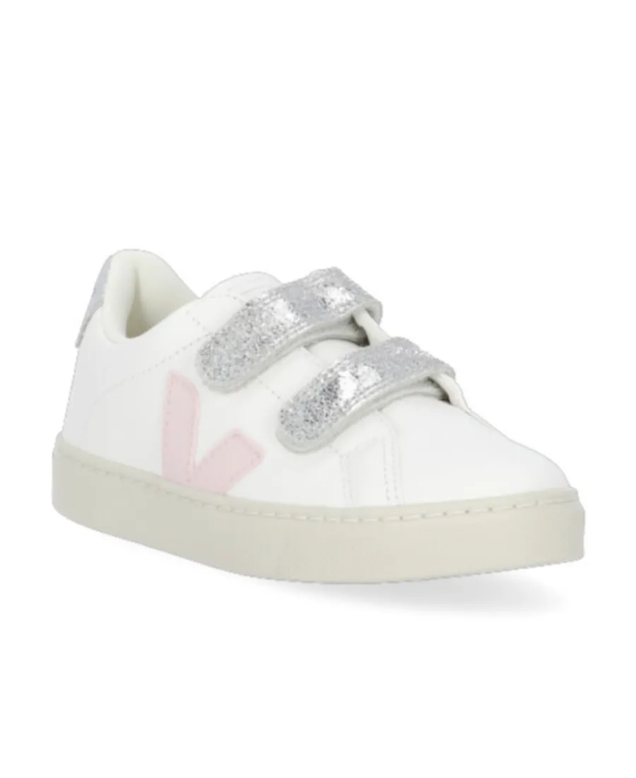 Kids' Touch-Strap Round Toe Sneakers
