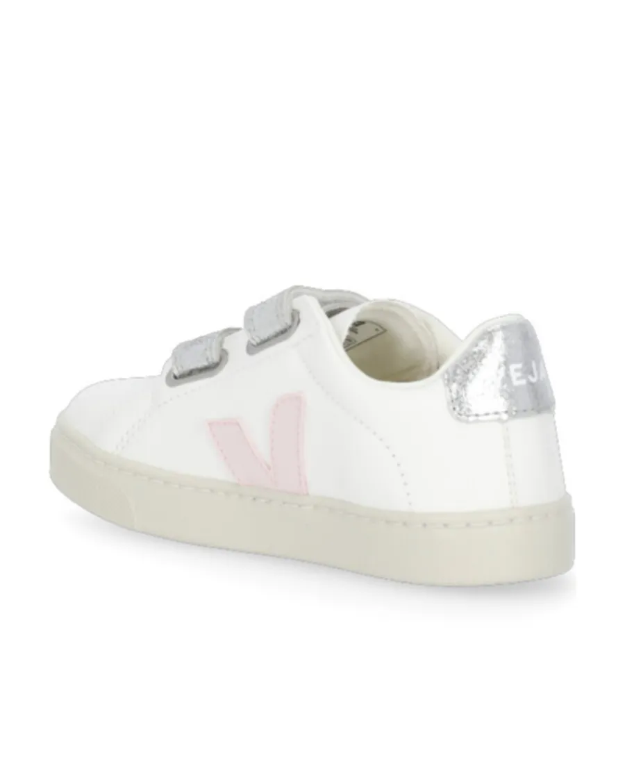 Kids' Touch-Strap Round Toe Sneakers