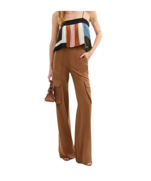 High Waist Wide Leg Cargo Pants