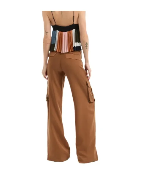 High Waist Wide Leg Cargo Pants