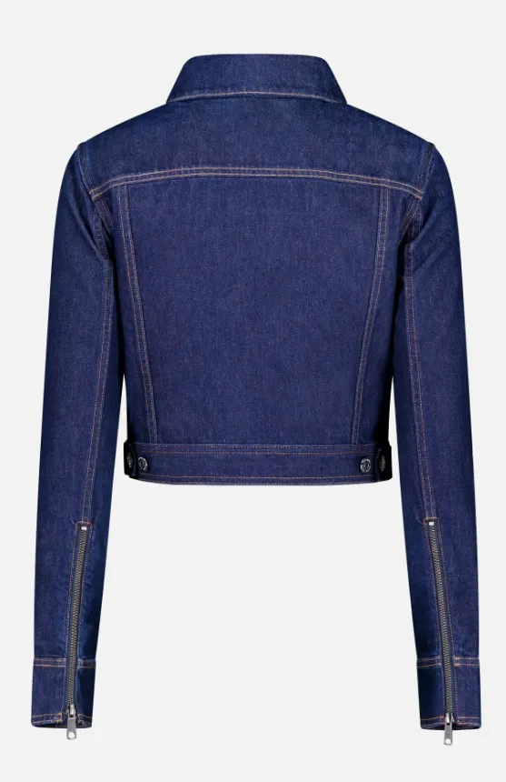 Patty Fitted Long Sleeve Denim Jacket