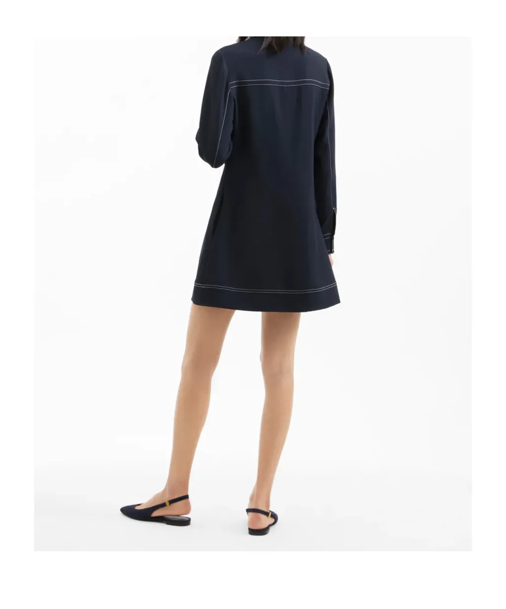 Collared A-Line Dress