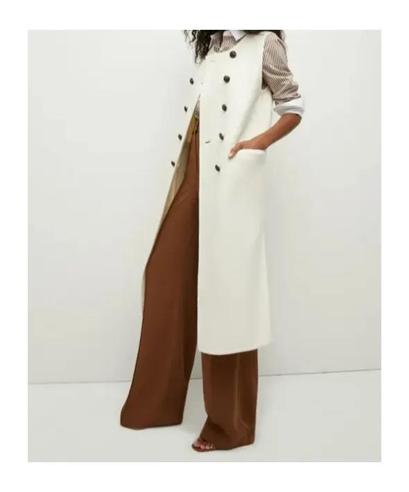Sleeveless Long Vest