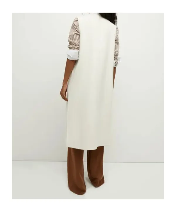 Sleeveless Long Vest