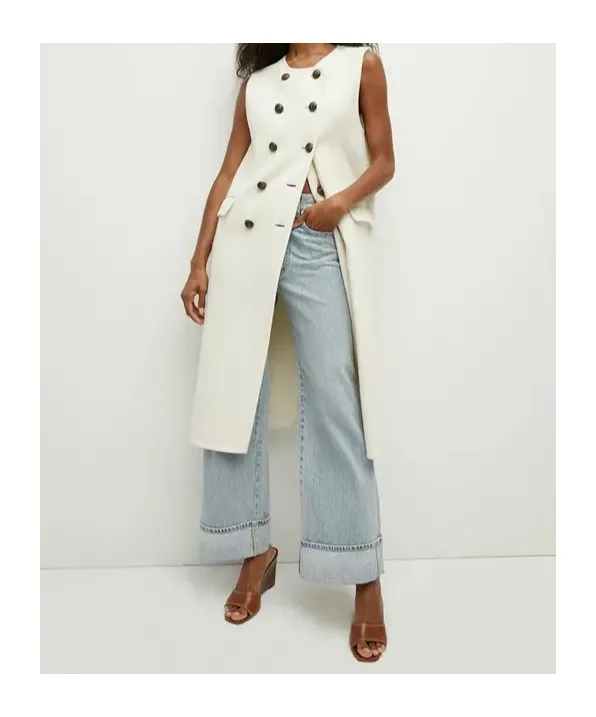 Sleeveless Long Vest