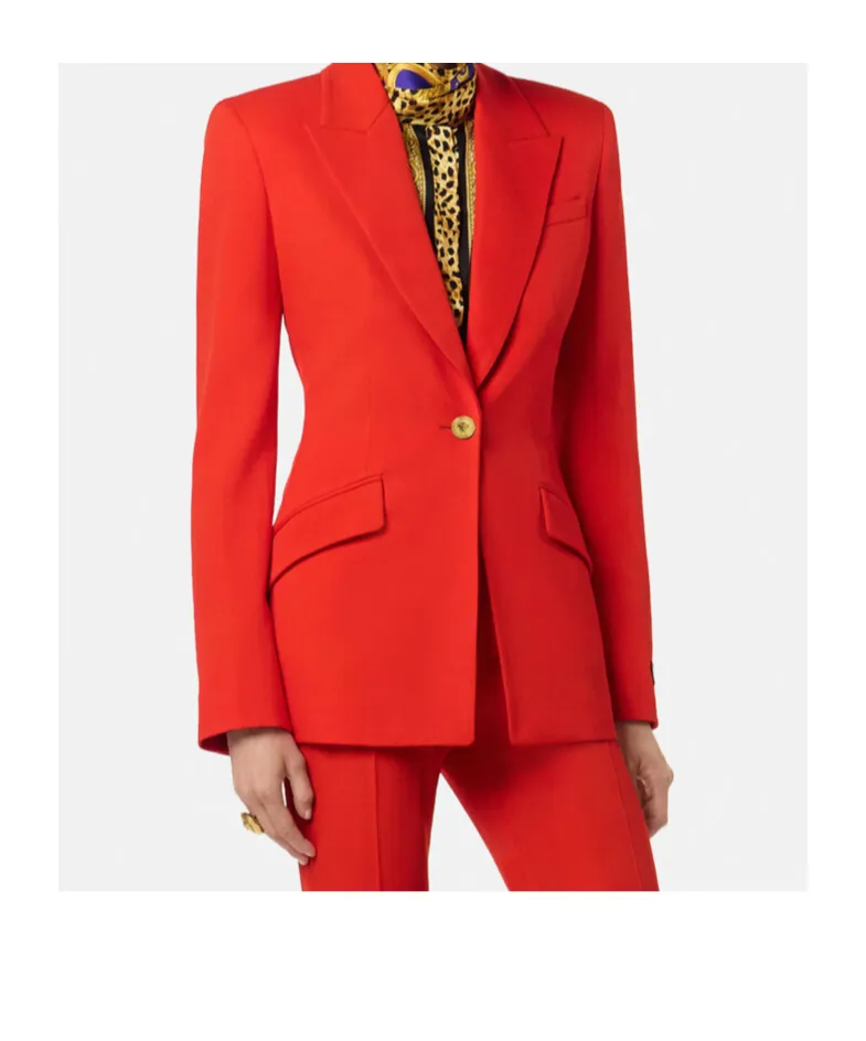 Single-Breasted Tailored Blazer