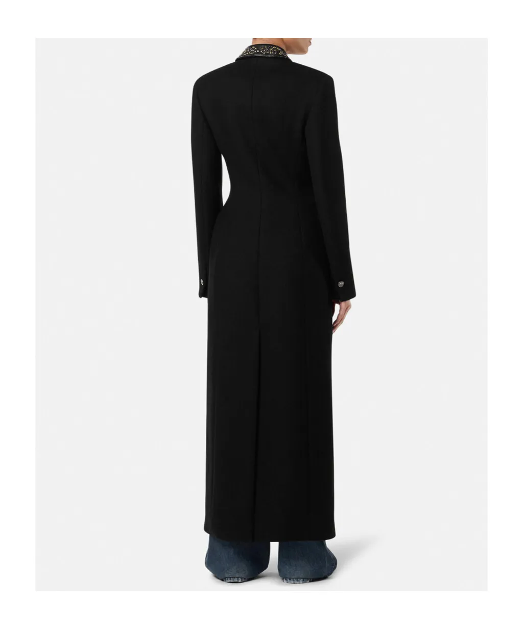 Studded Fitted Column Coat