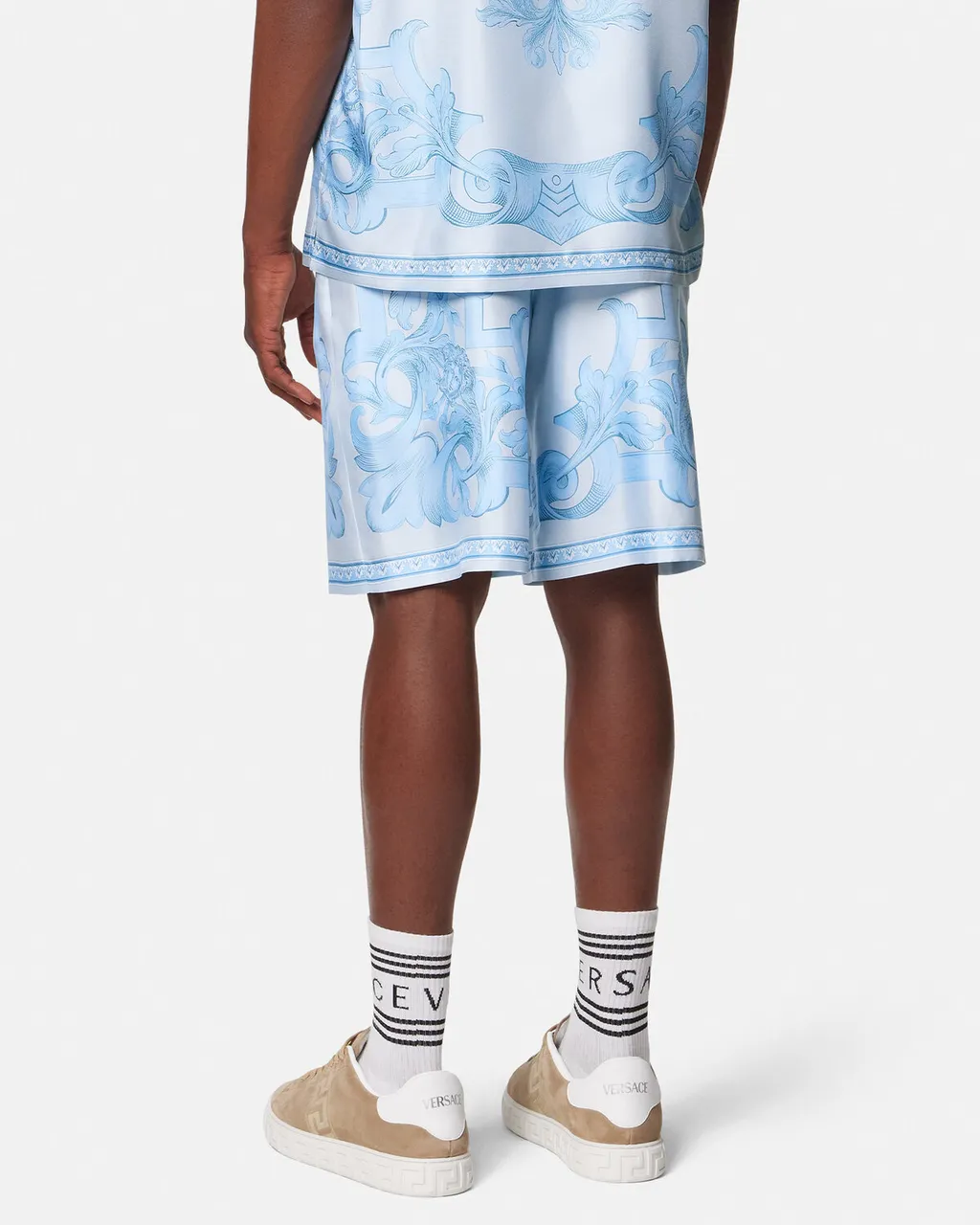 Barocco-Print Shorts