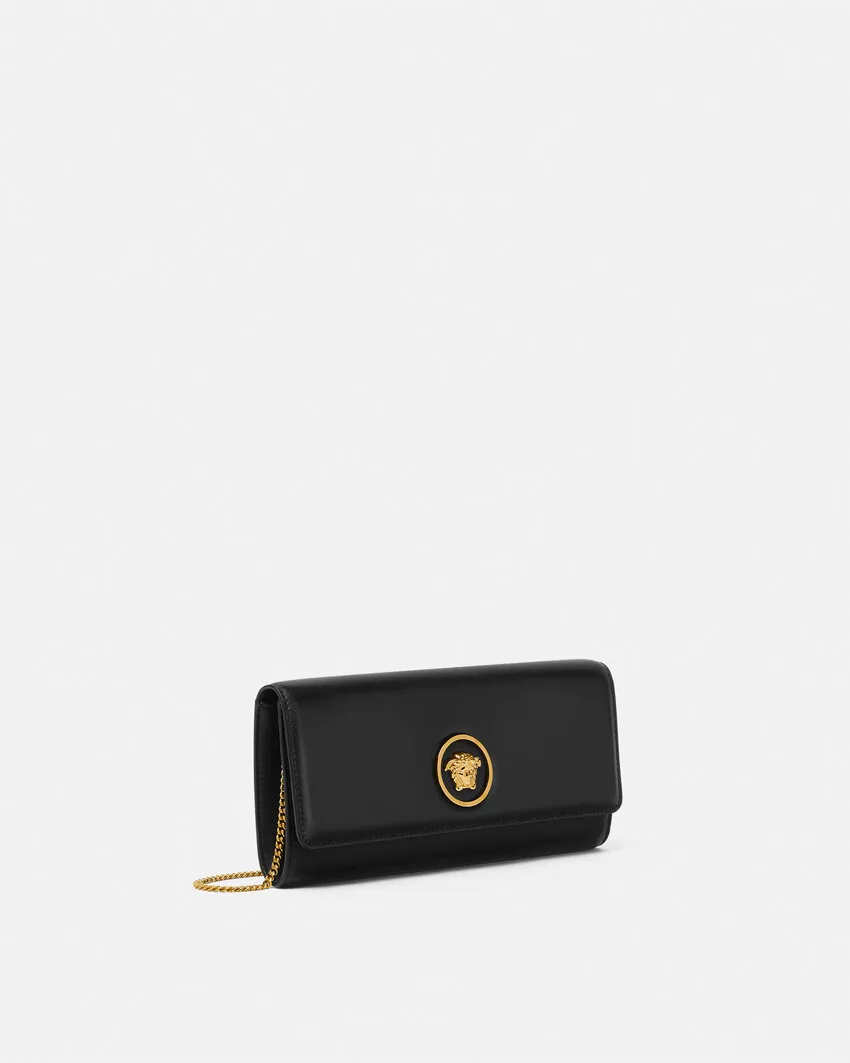 Medusa Plaque Calfskin Shoulder Bag