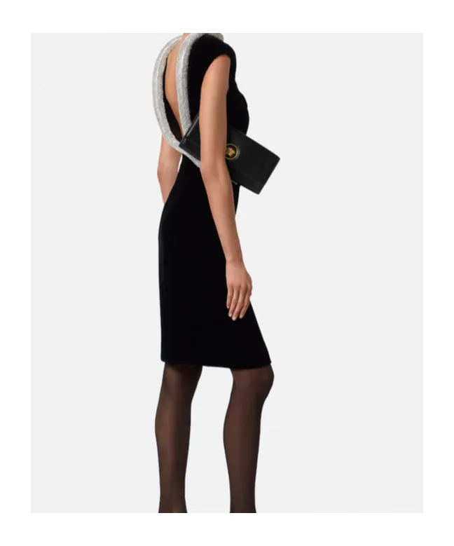 Medusa Plaque Calfskin Shoulder Bag