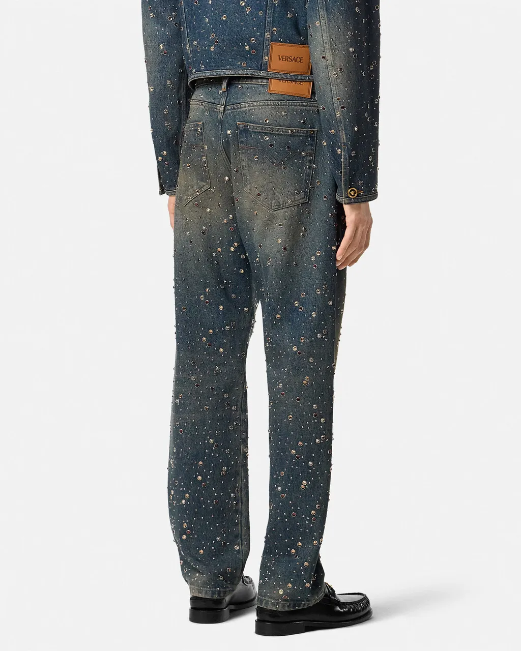 Embellished Denim Jeans