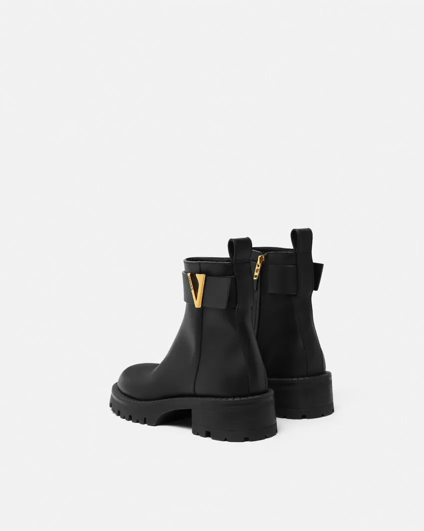 Zip-Up Ankle Boots