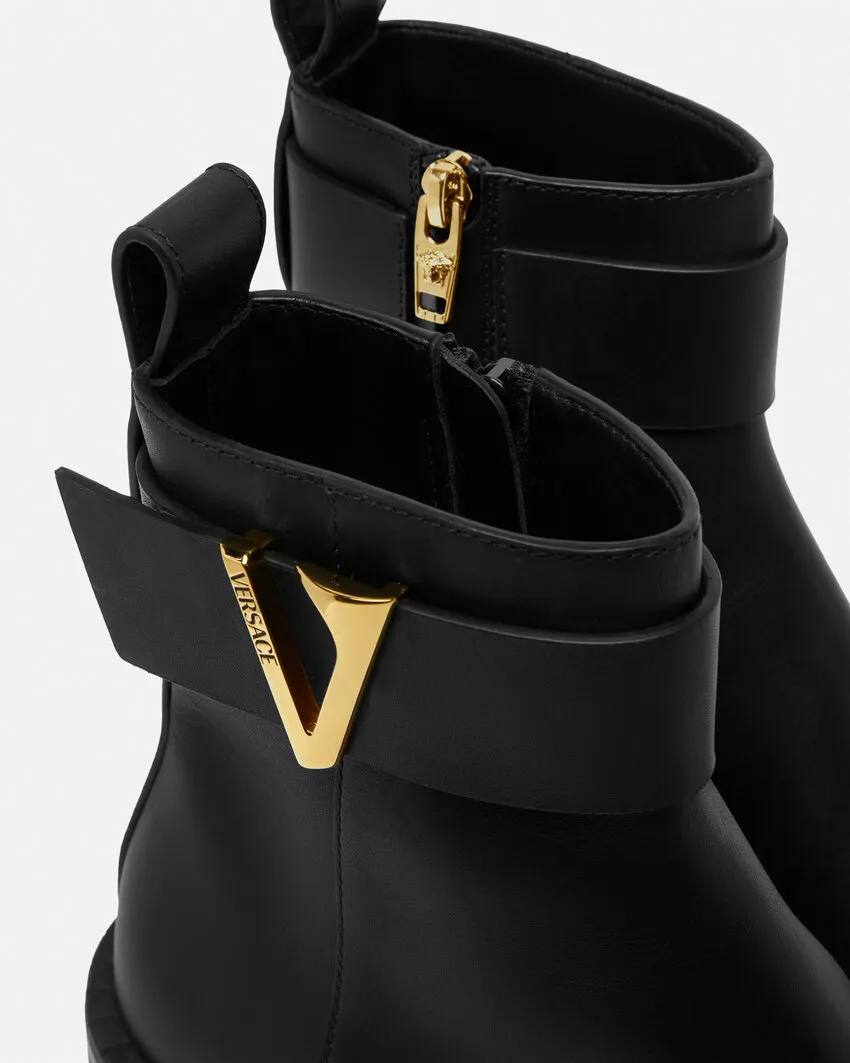 Zip-Up Ankle Boots