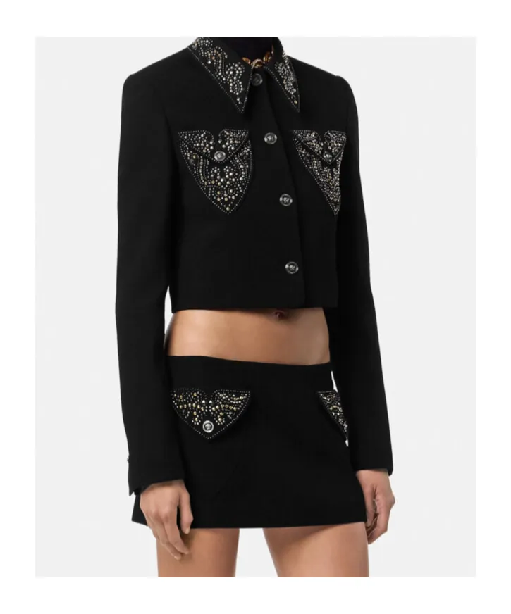 Embellished Cropped Jacket
