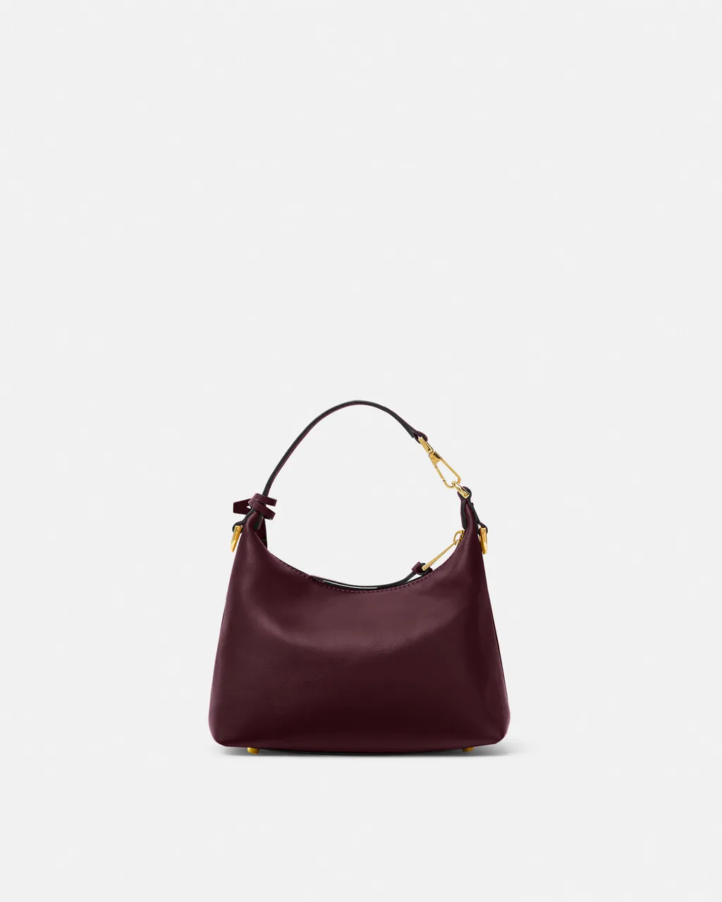 Logo Plaque Zipped Shoulder Bag