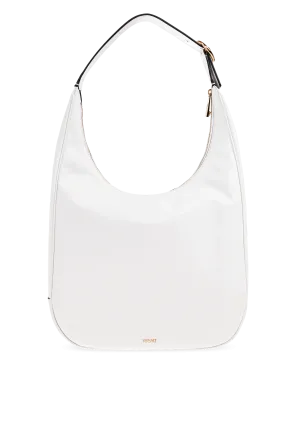 Medusa-Plaque Zipped Shoulder Bag