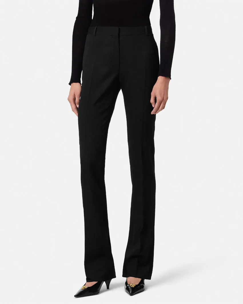 Straight-Leg Trousers