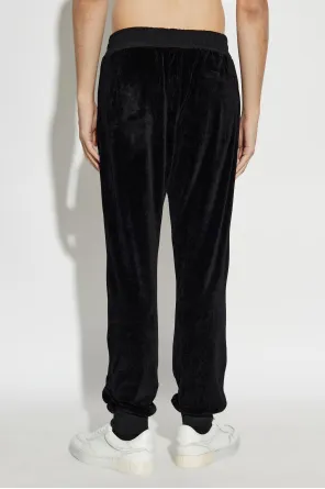 Elasticated Waistband Velvet Trousers