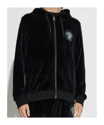 Zip-Up Drawstring Hoodie