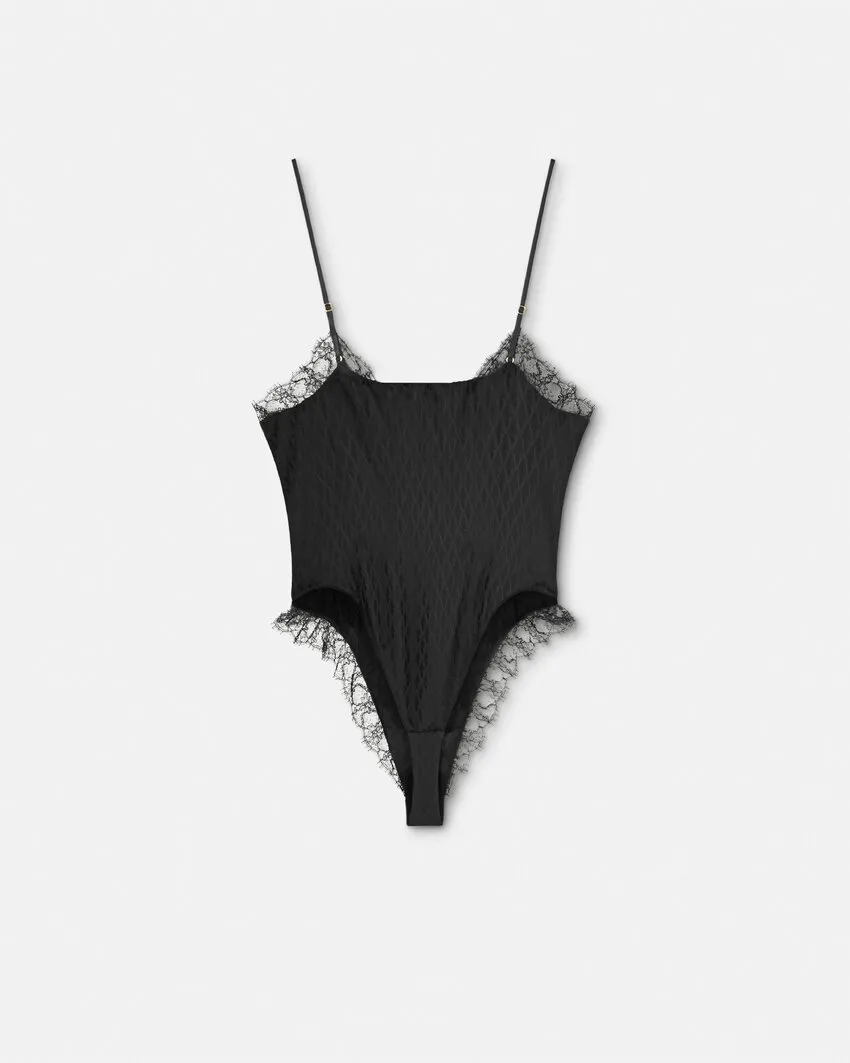 Lace-Detailed Bodysuit