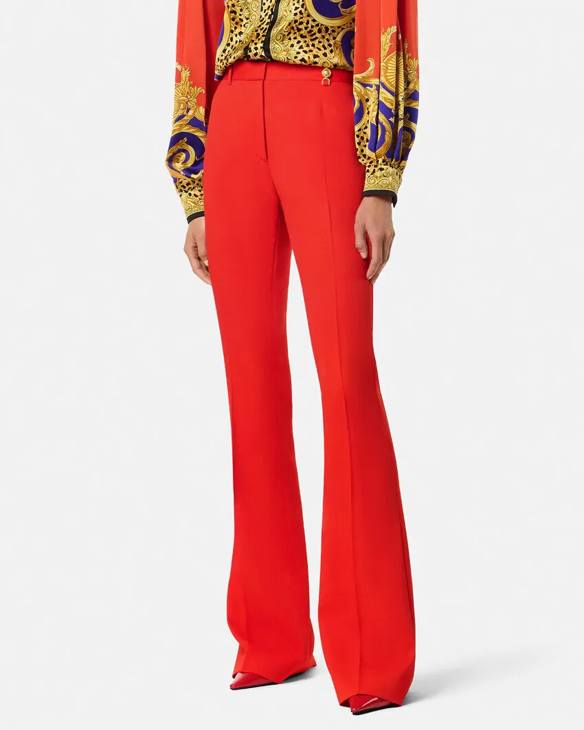 Pressed-Crease Tailored Trousers