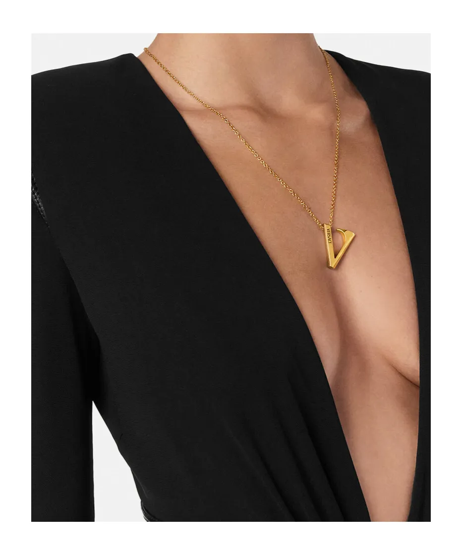 Logo-Engraved Necklace