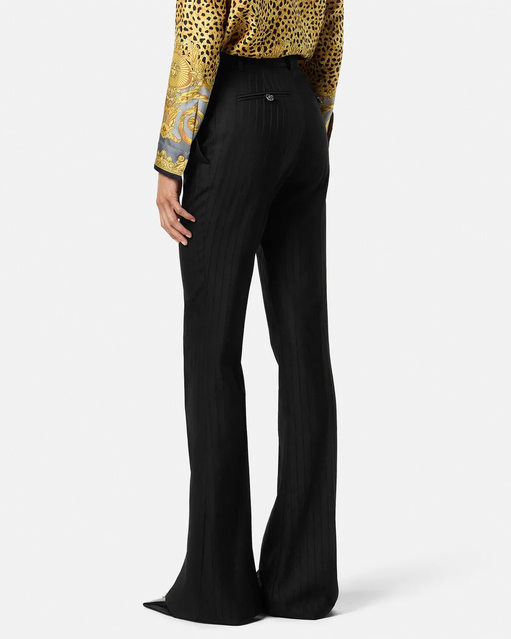 Striped Flared Pants
