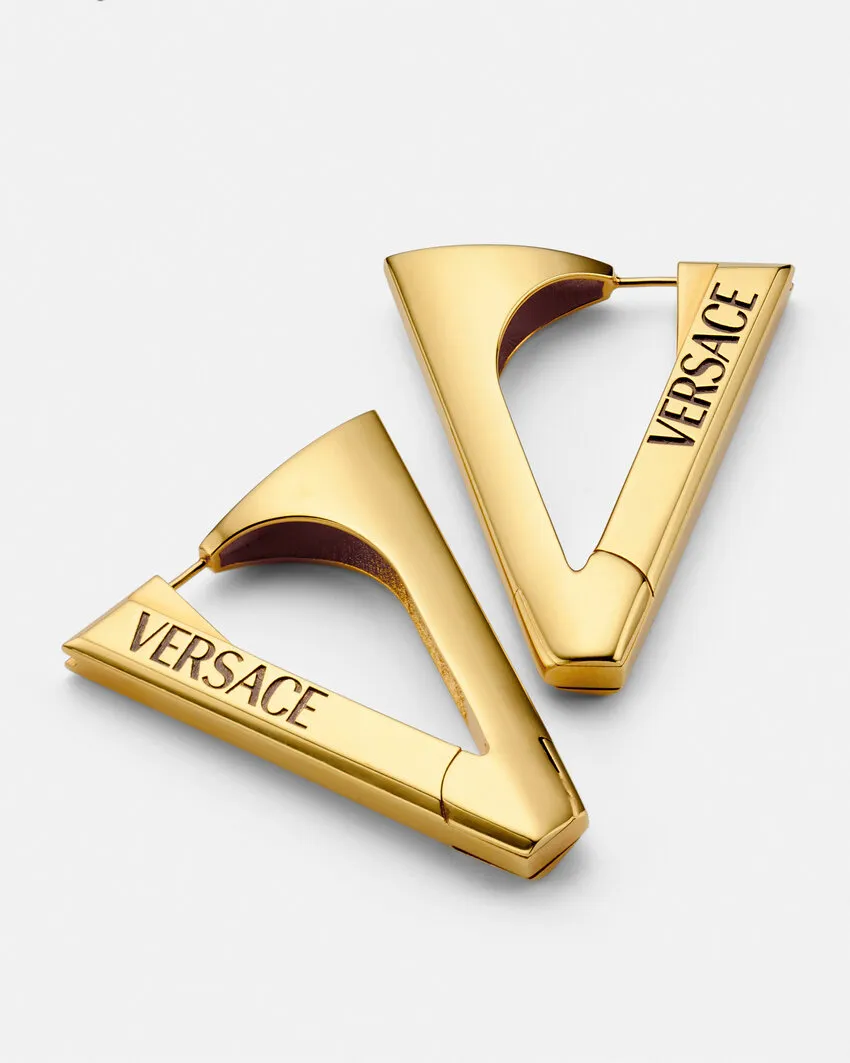 Logo-Engraved Earrings